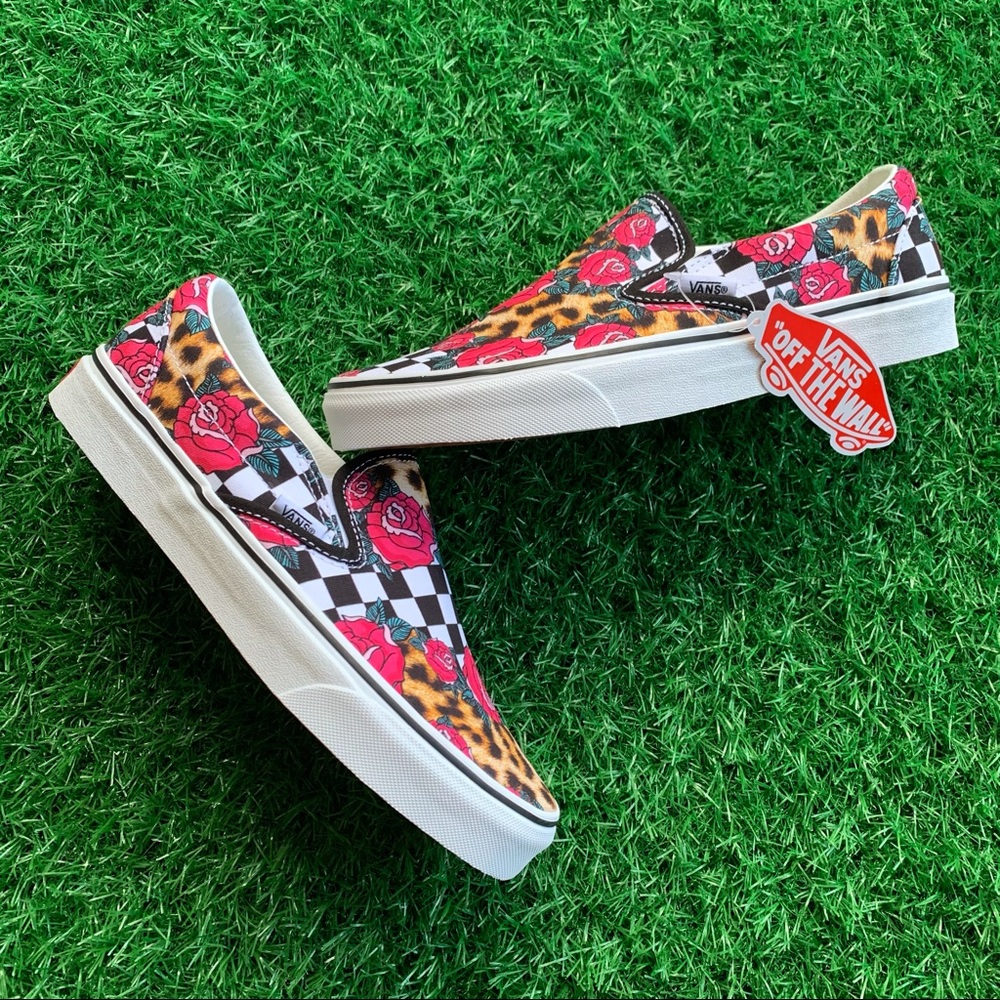 Vans Classic Slip On Rose Checkerboard - Picture 4 of 7